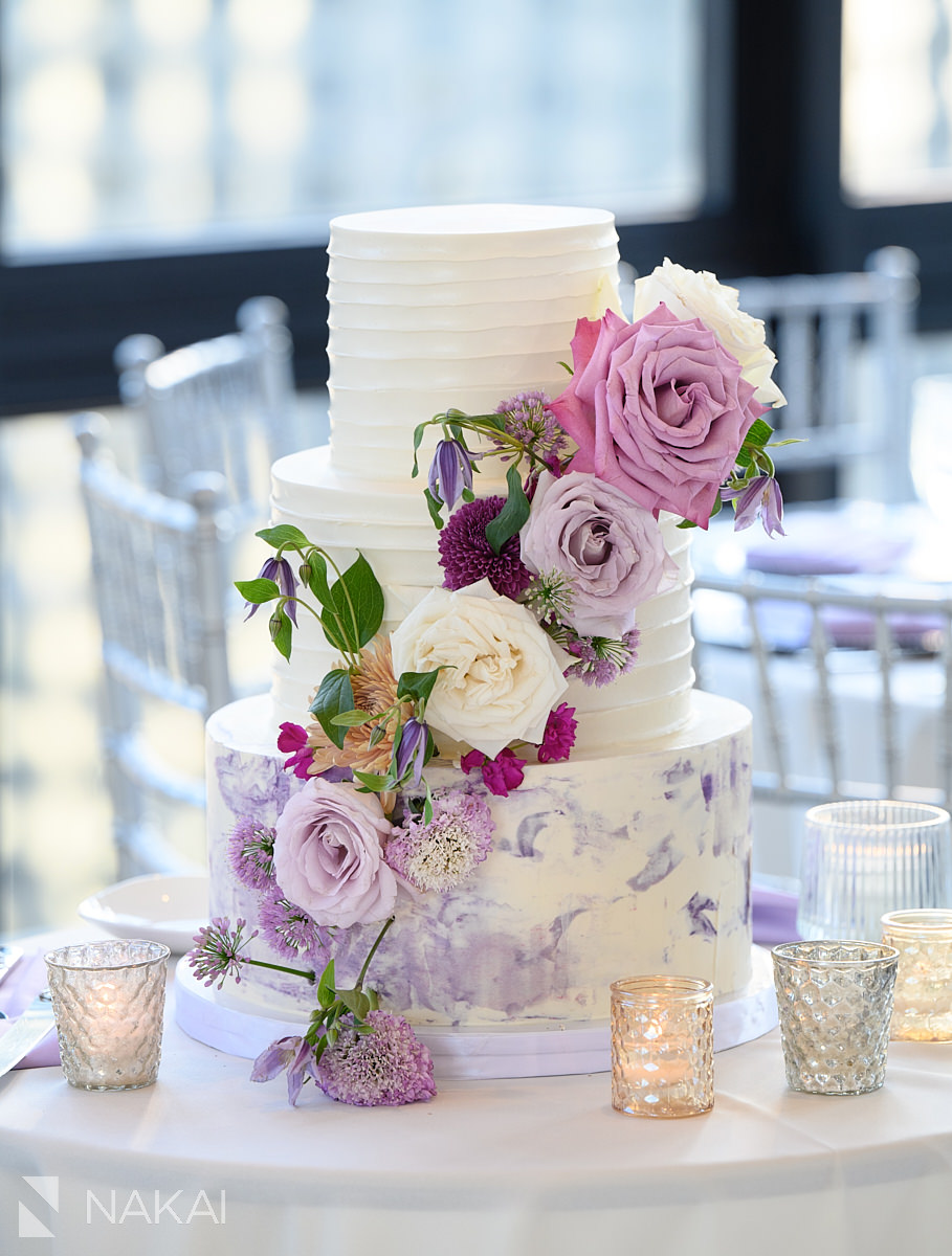 royal Sonesta chicago downtown wedding reception details cake