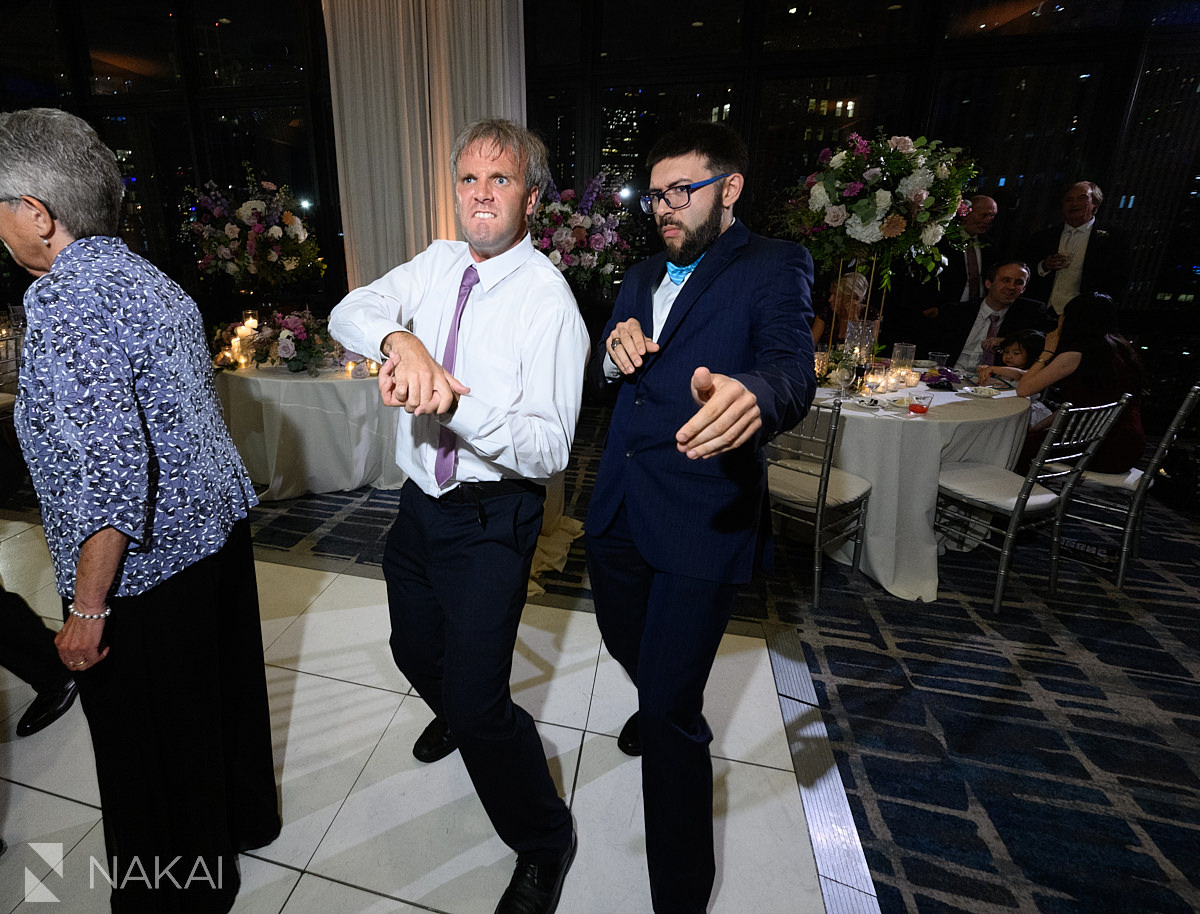 royal Sonesta chicago downtown wedding reception photos dancing