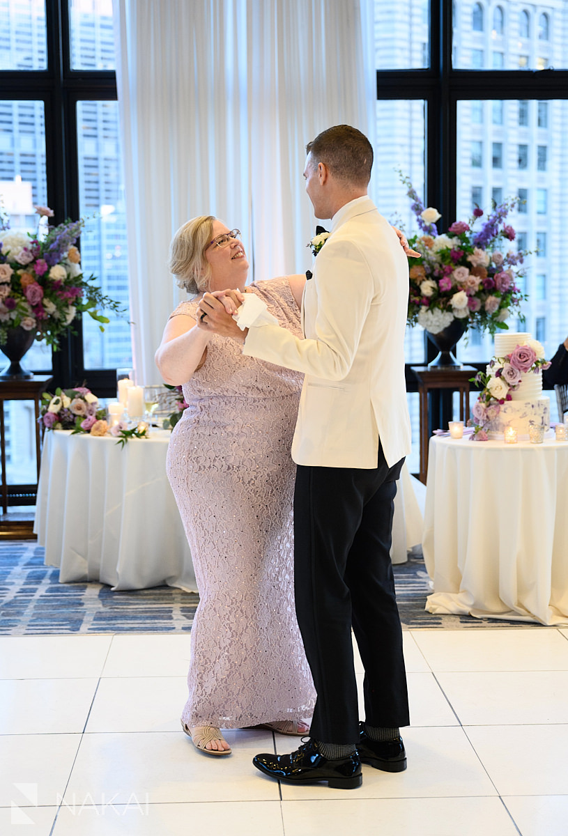 royal Sonesta chicago downtown wedding reception mother son dance