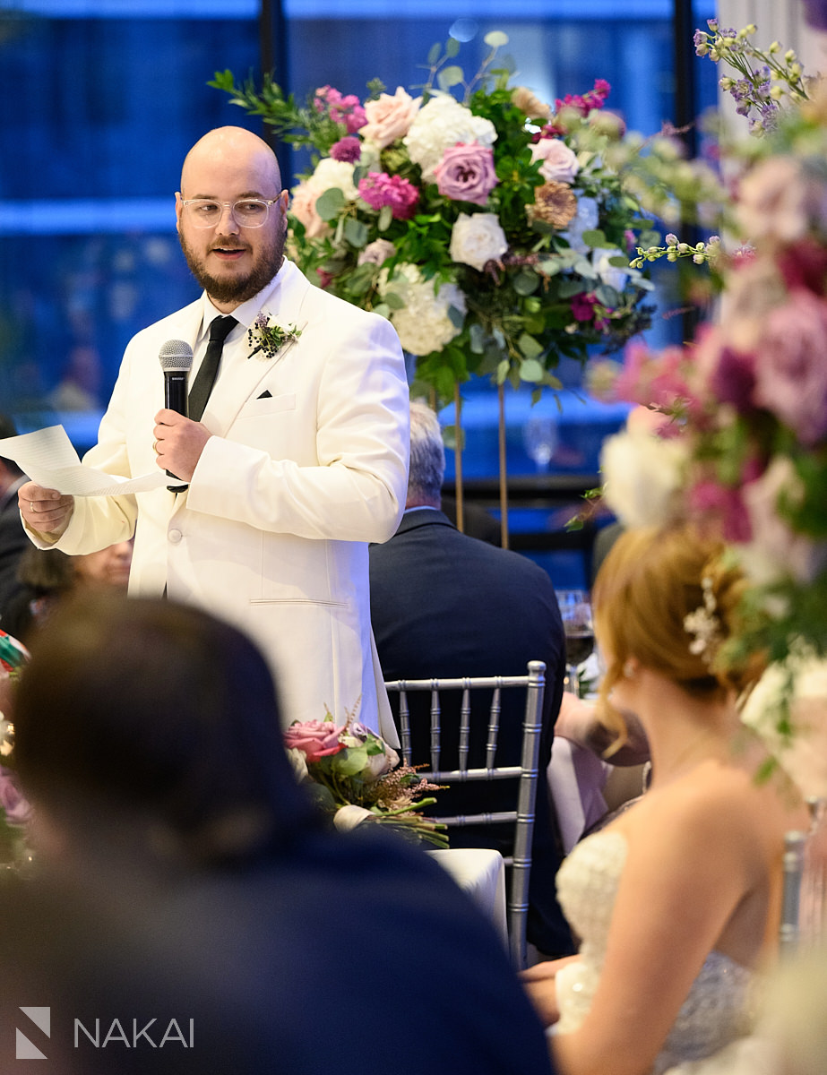 royal Sonesta chicago downtown wedding reception speeches