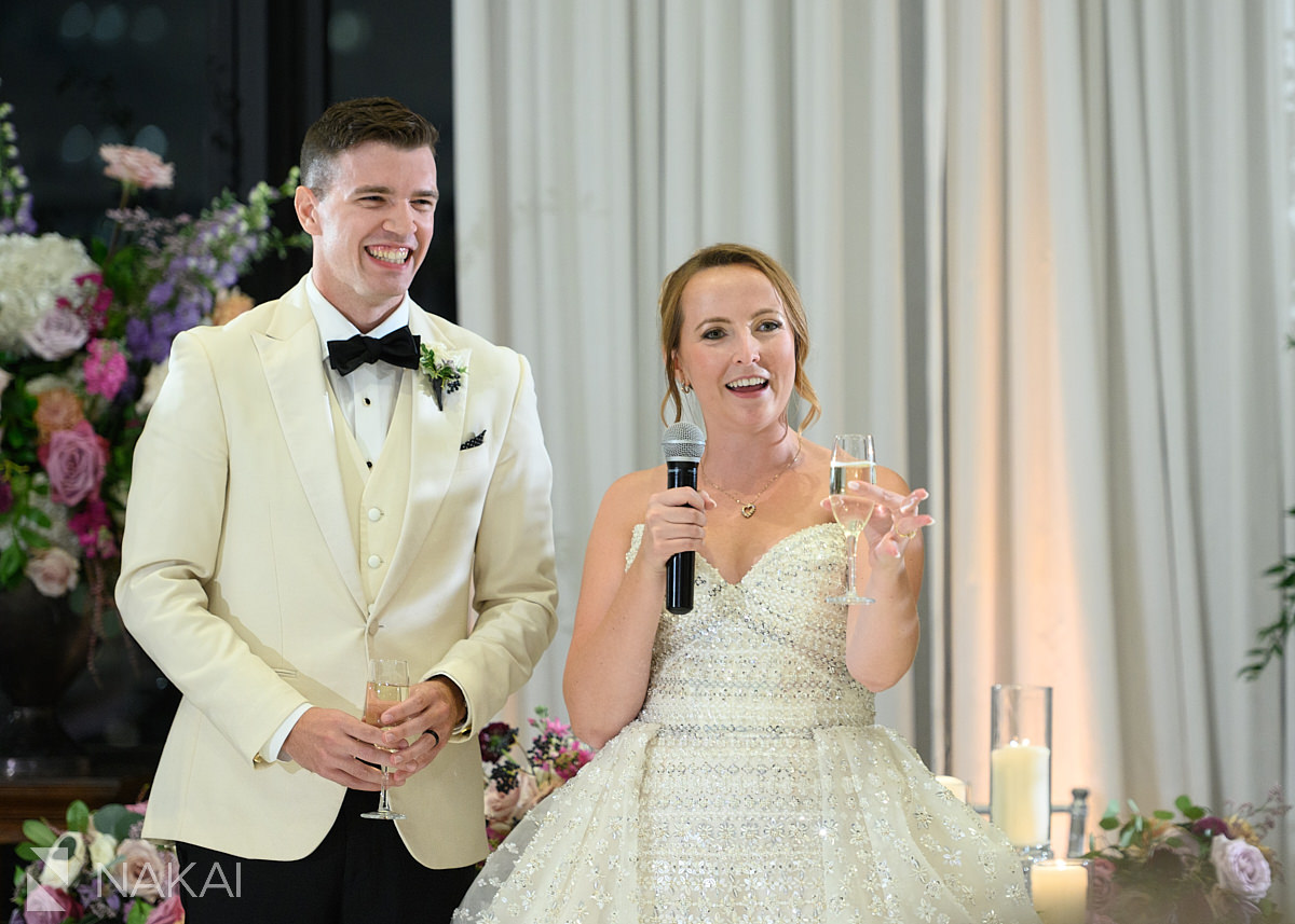 royal Sonesta chicago downtown wedding toasts