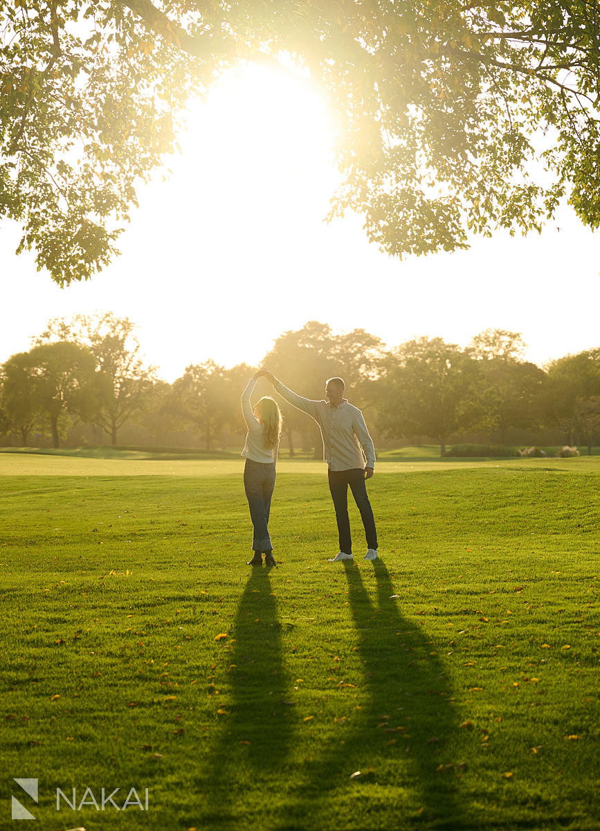 bryn Mawr country club engagement photos