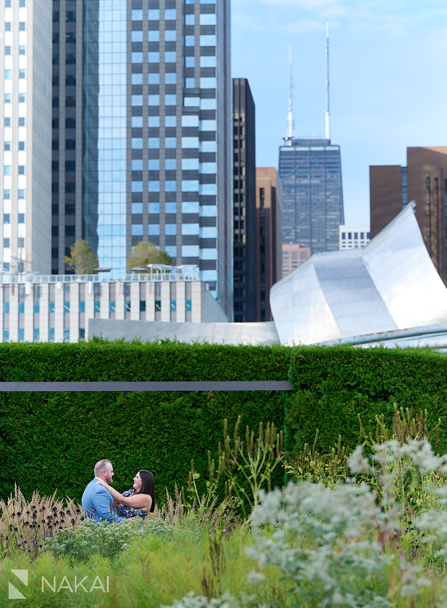 lurie garden engagement photos 