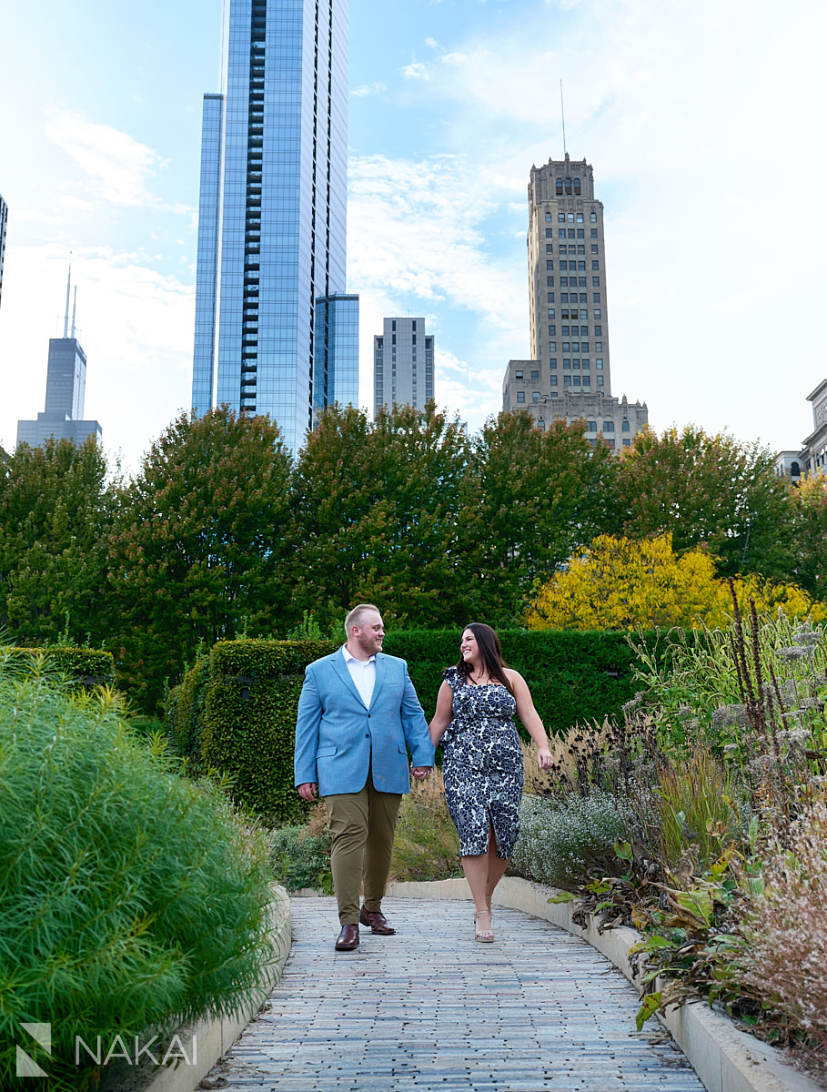 lurie garden engagement photos 