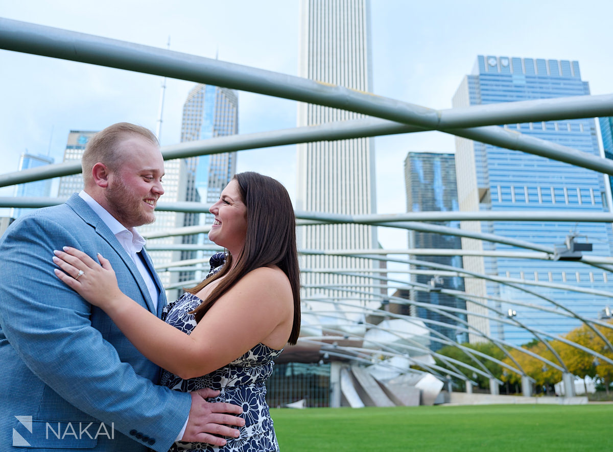 millennium park engagement photos 