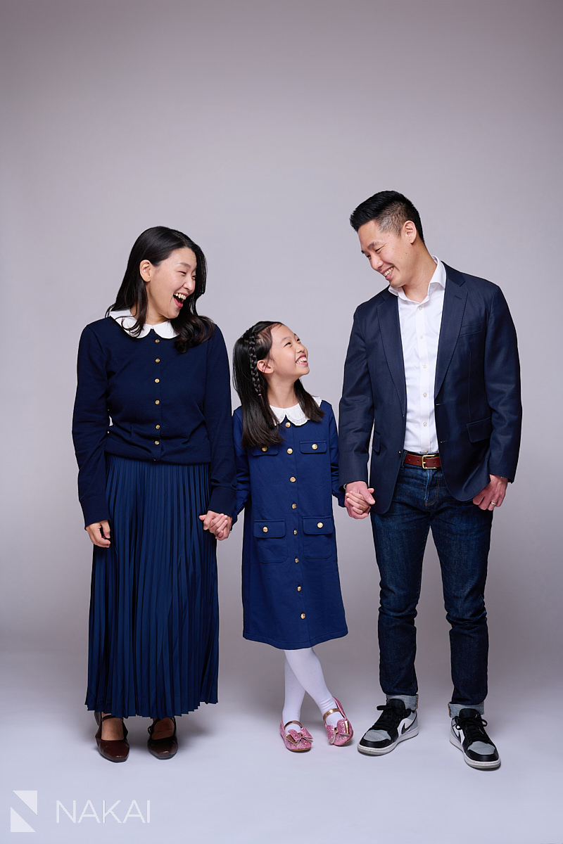 chicago portrait studio family photos asian smiling 